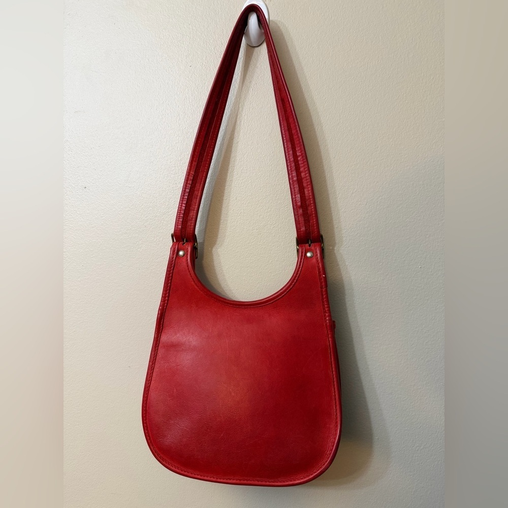 Vintage Coach Bonnie Cashin Pre-Creed / Metal Tag Saddle Bag # 9205 (Mocha) - Picture 4 of 11